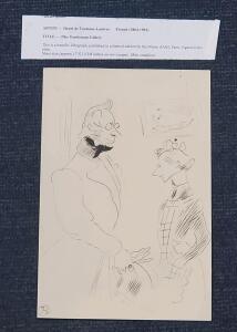 Henri de Toulouse-Lautrec Lithograph "The Gentleman Caller" 7x10 inches