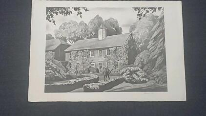 Rockwell Kent Lithograph Print, Signed 22 x 28 inches
