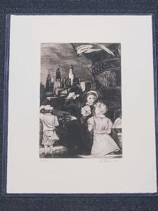 Citron Limited Edition Print, 65/100, 1940, Etching on Paper 11"x14"