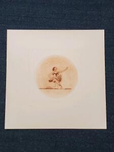 Jean Target Limited Edition Lithograph Signe Unframed Edition 11/100 12"x12"