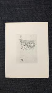 " The Good Shoe" BY: James McNeill Whistler Lithograph, Kennedy & Co., 1914, Limited Edition W/ COA 11&rdquo;x14&rdquo;