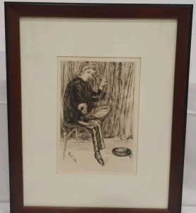 James McNeill Whistler, Arthur Hayler, 1869, Signed In Plate Etching