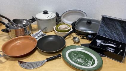Corkscrew Set - The Better Pasta Pot - Black & Decker Grill - Red Copper Pan and More