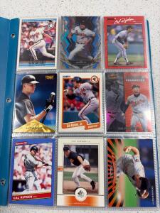 Baltimore Orioles Legends Card Binder: Cal Ripken Jr, Jim Palmer, Machado, Robinson, Murray
