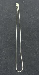 Sterling Silver 925 Snake Chain Necklace, 18", Lobster Clasp