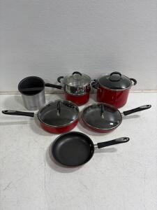 Breville Knock Box BCB100 Stainless, Cuisinart 8" Nonstick Fry Pan, Kitchenware Lot