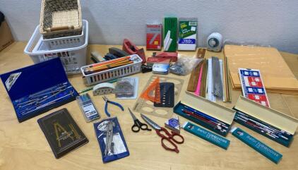 Precision Drawing Set - Mechanical Pencils - Rulers - Drafting Accessories and Much More