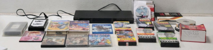 Samsung Blu-ray/DVD Player Bundle with Disney VHS, Movie DVDs, Blank Discs & Workout Tapes