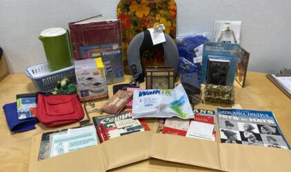 Homedics Neck Massager (Works). - Solar gutter Lights - Mini Cassette Recorder GE - 50&rsquo; Hose and Much More