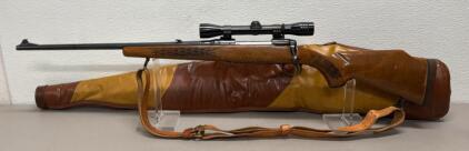 Savage 110DL Series H .30-06 Bolt-Action Rifle, Redfield 4x Scope, Sling, Case, A634520