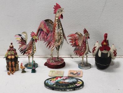 Decorative Rooster Lot
