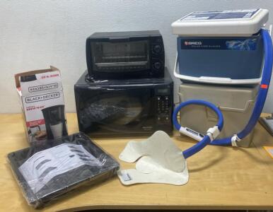 Breg Polar Care Glacier Therapy System, Sharp Carousel Microwave, Black+Decker Brew 'n Go and More - All Power On
