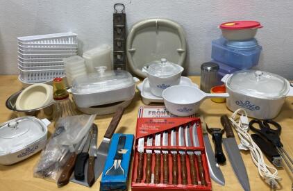 Corning Ware - Steak Knife Set - Rumford Baking Powder Display - Much More