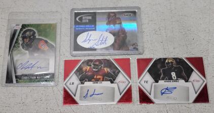 Assorted Sports Cards including: Kemore Gamble, Shane Lee, Christian Matthews