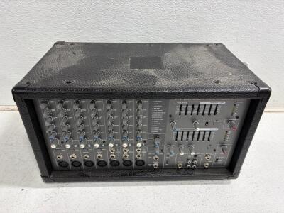 Phonic Powerpod 740 Plus 2x220W Powered Mixer, 7 Channels, Dual EQ, Effects, XLR/1/4" Inputs. Unable to test (no power cord)