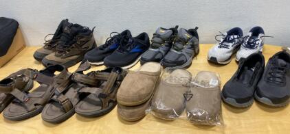 Show Lot - (9) Sizes 12 - 13 - Brooks - Avia - Pacific Crest - Ozark Trail and More ( Good Condition)