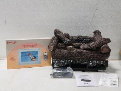 Skylight Picture Frame, Gas Fire Logs, & Chassis.