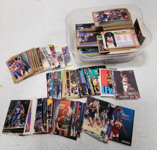 Box of 1992-99 Assorted Basketball Sports Cards