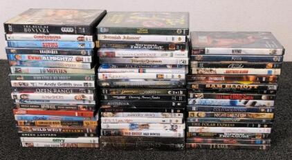 Mixed DVD Movie Lot (56 Discs): Action, Family, TV, Blockbusters, Westerns, Classics