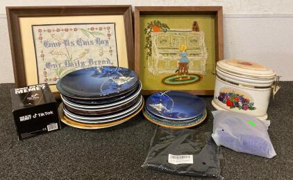 What Do You Meme? TikTok Edition, Decor Plates (12), Embroidered Art, Ceramic Jar &ndash; Mixed Lot