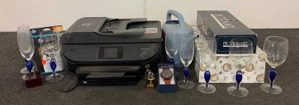 HP ENVY Photo 7855 All-in-One Printer, Inkjet, Touchscreen, Wi-Fi, ADF, HP 64 Ink Included, Matching Glassware, And More!!