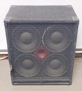 Carvin RL410T Bass Cabinet, 4x10" Speakers, 600W, 8 Ohms, Made in USA, Serial OA66704 25"x18"x25"