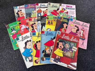 Little Lulu & Uncle Scrooge Vintage Comic Lot - Dell, Gold Key & Whitman, 1950s-1970s, 10&cent;-25&cent; Covers