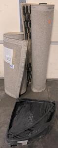 Chris Loves Julia x Loloi Runner & Area Rug, Black/Cream, 2.5'x8' & 4'x6', Corner Shower Pan