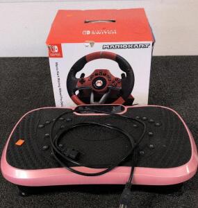 Nintendo Switch Mario Kart Racing Wheel Pro Deluxe by Hori w/ Pedals, NSW-228U