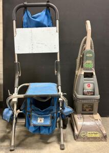 Hoover SteamVac Carpet Cleaner & Creedmoor Sports Deluxe Shooting Cart