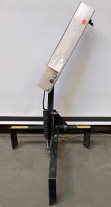 Hoppes 9 Pepper Popper AR500 Steel Resetting Target, Manual Reset, 28"x6" Plate