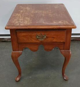 End Table With One Drawer L=27" W=22" H=23 1/2"