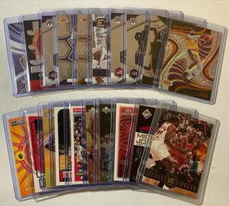 LeBron James & Michael Jordan Basketball Card Lot &ndash; Panini Mosaic, Upper Deck, Inserts & Parallels
