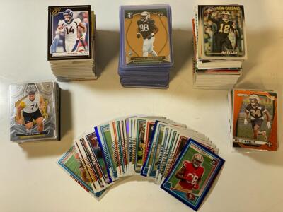 NFL Football Trading Card Lot &ndash; 170+ Modern Panini Rookies Parallels Optic Prizm Select