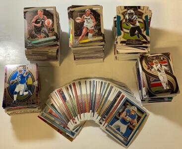 Panini Select Football & Prizm Basketball Trading Card Lot ~350 Cards Richardson Lawrence Prescott RCs