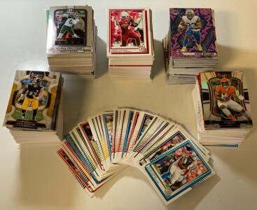 Large Lot of 2023 Panini NFL Cards &ndash; Select, Mosaic, Donruss, Optic, 400+ Mixed Rookies & Parallels