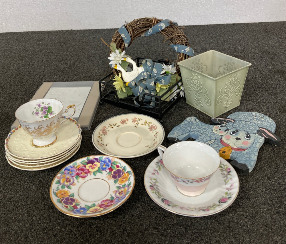 Teacup Plates And More Vintage Decor