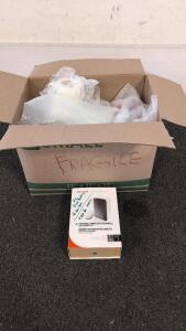 Honeywell RDWL313A Wireless Doorbell & Boxed Fragile Kitchenware/Glassware Lot