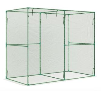 BPS Crop Cages for Garden Plant, 8x4x6 Ft Plant Netting