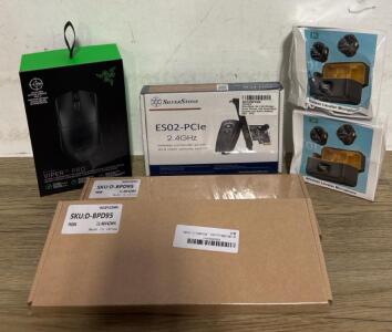 Razer Viper V3 Pro Mouse, SilverStone ES02-PCIE, Caiord Wireless Lavalier Mic x2, Dell YRDD6 Battery