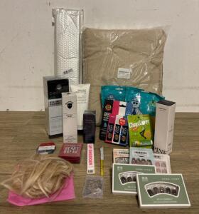 Mixed Lot Wellness, Beauty & Personal Care: Acupressure Set, Art Kit, Hair, Skincare, Nails, 23 Pcs