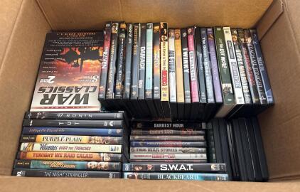 Various DVDs including Public Enemies, Swat, Taking Lives And More! Over 50 DVDs!