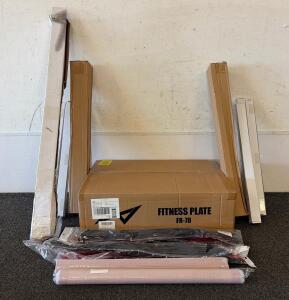 (1) AXV Vibration Plate Fitness Platform Exercise Vibrating Machine, Car Accessories, Mats, And More!!!
