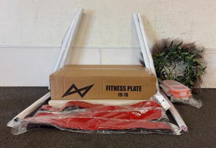 (1) AXV Vibration Plate Fitness Platform Exercise Vibrating Machine, Car Accessories, Home Decor, And More!!!