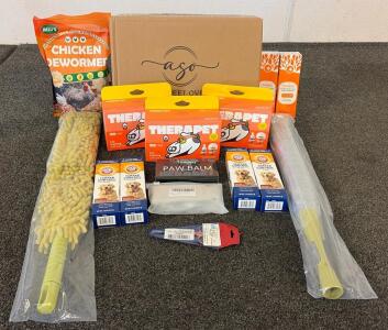 Pet Care & Home Cleaning Lot - TheraPet Cat Diffuser, Dog Toothpaste, Chicken Dewormer, More