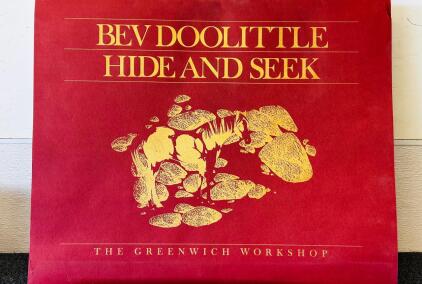 Bev Doolittle "Hide And Seek" Greenwich Workshop Limited Edition Lithograph Portfolio, Signed, #20068 (32"x26")