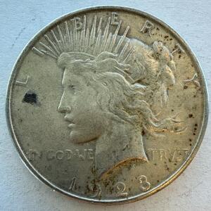 1923 Liberty One Dollar Peace Coin