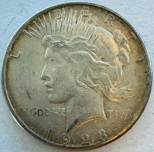 1923 Liberty One Dollar Peace Coin