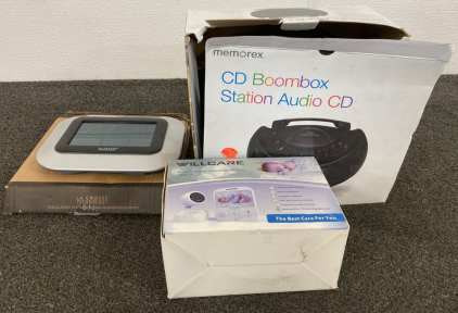 Wireless Digital Video Baby Monitor And CD Boombox Station Audio CD