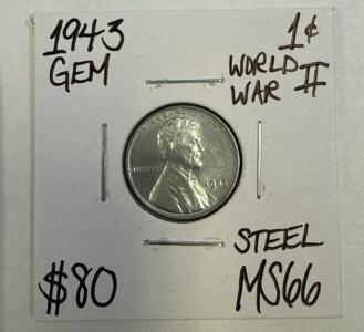 1944 MS67RD Red Gem Wheat Copper Penny